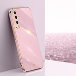 Custodia antiurto in TPU con bordo in oro con placcatura 6D XINLI, For Honor 20 Lite, For Honor 30, For Honor 30 Pro