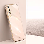 Custodia antiurto in TPU con bordo in oro con placcatura 6D XINLI, For Honor 20 Lite, For Honor 30, For Honor 30 Pro