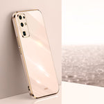 Custodia antiurto in TPU con bordo in oro con placcatura 6D XINLI, For Honor 20 Lite, For Honor 30, For Honor 30 Pro