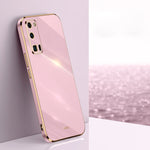 Custodia antiurto in TPU con bordo in oro con placcatura 6D XINLI, For Honor 20 Lite, For Honor 30, For Honor 30 Pro