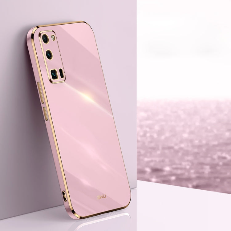 Custodia antiurto in TPU con bordo in oro con placcatura 6D XINLI, For Honor 20 Lite, For Honor 30, For Honor 30 Pro