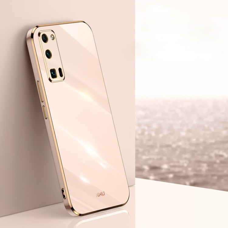 Custodia antiurto in TPU con bordo in oro con placcatura 6D XINLI, For Honor 20 Lite, For Honor 30, For Honor 30 Pro