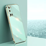 Custodia antiurto in TPU con bordo in oro con placcatura 6D XINLI, For Honor 20 Lite, For Honor 30, For Honor 30 Pro