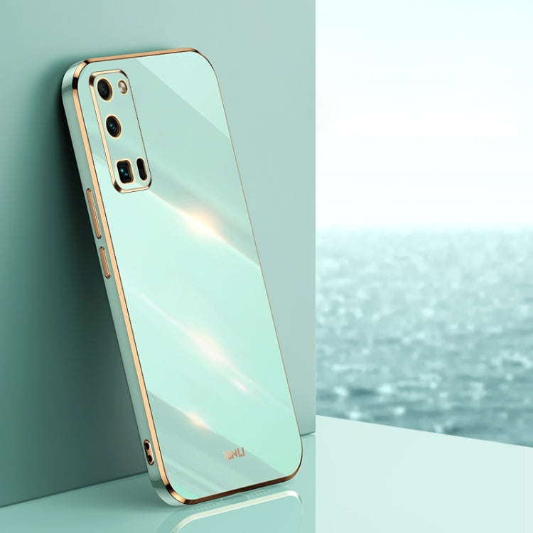 Custodia antiurto in TPU con bordo in oro con placcatura 6D XINLI, For Honor 20 Lite, For Honor 30, For Honor 30 Pro