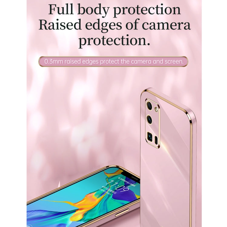 Custodia antiurto in TPU con bordo in oro con placcatura 6D XINLI, For Honor 30S, For Honor 30 Youth, For Honor 50 Pro