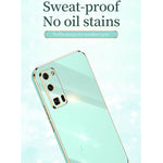 Custodia antiurto in TPU con bordo in oro con placcatura 6D XINLI, For Honor 30S, For Honor 30 Youth, For Honor 50 Pro
