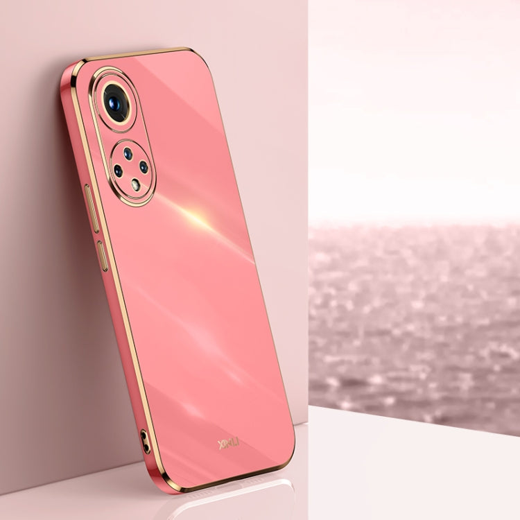 Custodia antiurto in TPU con bordo in oro con placcatura 6D XINLI, For Honor 30S, For Honor 30 Youth, For Honor 50 Pro