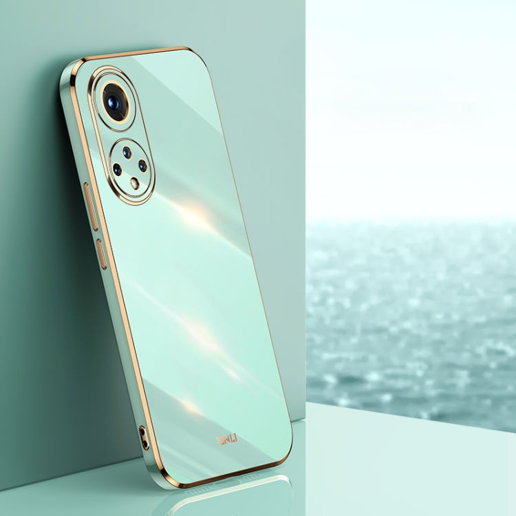 Custodia antiurto in TPU con bordo in oro con placcatura 6D XINLI, For Honor 30S, For Honor 30 Youth, For Honor 50 Pro