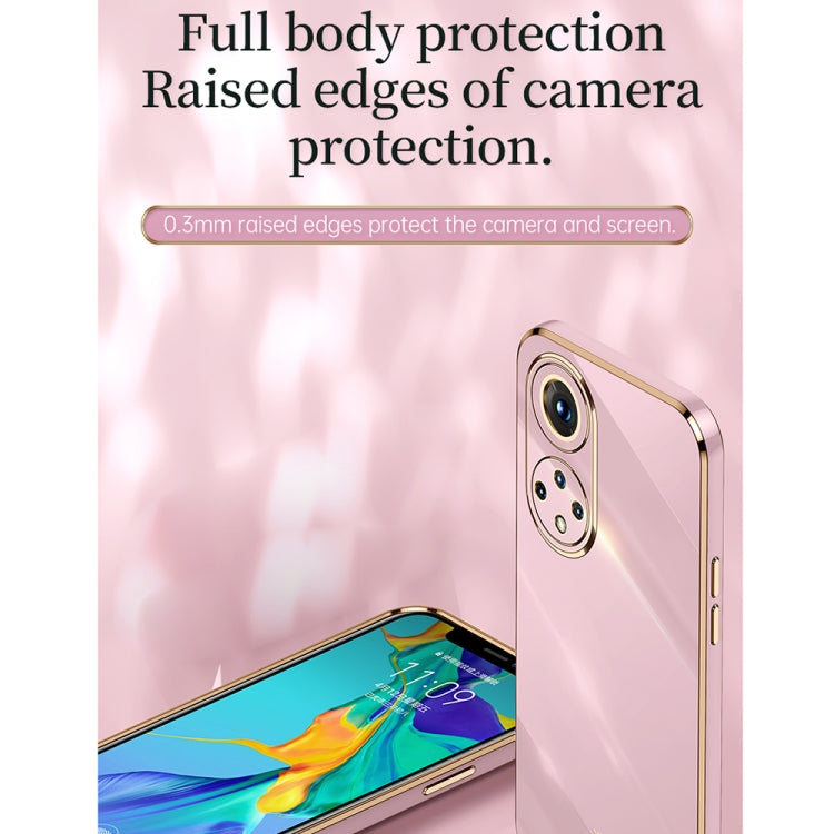 Custodia antiurto in TPU con bordo in oro con placcatura 6D XINLI, For Honor 50 SE, For Honor Play 3, For Honor Play 5T Youth