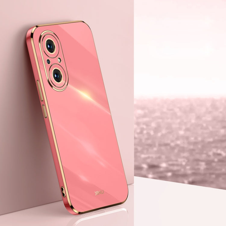 Custodia antiurto in TPU con bordo in oro con placcatura 6D XINLI, For Honor 50 SE, For Honor Play 3, For Honor Play 5T Youth