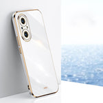 Custodia antiurto in TPU con bordo in oro con placcatura 6D XINLI, For Honor 50 SE, For Honor Play 3, For Honor Play 5T Youth