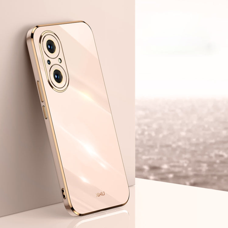 Custodia antiurto in TPU con bordo in oro con placcatura 6D XINLI, For Honor 50 SE, For Honor Play 3, For Honor Play 5T Youth