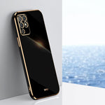 Custodia antiurto in TPU con bordo in oro con placcatura 6D XINLI, For Honor 50 SE, For Honor Play 3, For Honor Play 5T Youth