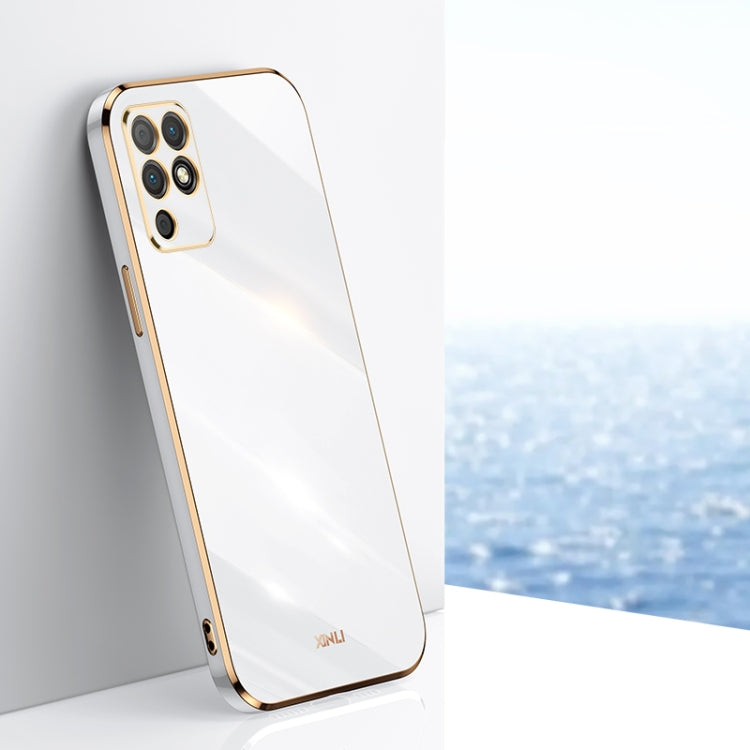 Custodia antiurto in TPU con bordo in oro con placcatura 6D XINLI, For Honor 50 SE, For Honor Play 3, For Honor Play 5T Youth