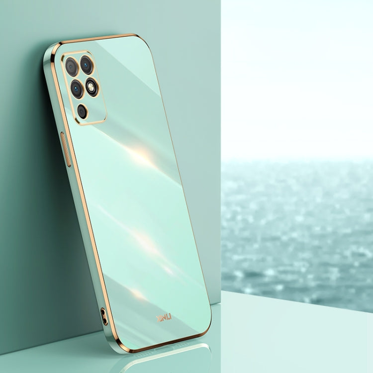 Custodia antiurto in TPU con bordo in oro con placcatura 6D XINLI, For Honor 50 SE, For Honor Play 3, For Honor Play 5T Youth