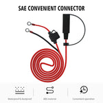 CS-1423A1 Cavo terminale OT da 1,4 m con presa SAE + fusibile da 10 A, CS-1423A1