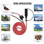 CS-1423A1 Cavo terminale OT da 1,4 m con presa SAE + fusibile da 10 A, CS-1423A1