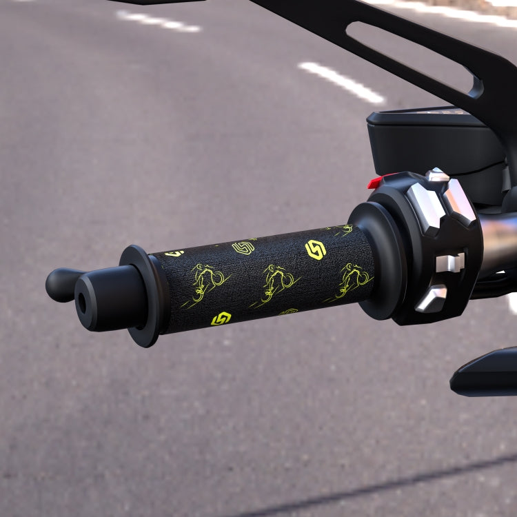 WUPP CS-974B1 Chiusura a strappo modificata per motocicletta Riscaldamento elettrico intelligente Coprimano riscaldato Impugnatura riscaldata con controllo della temperatura a tre marce, CS-974B1