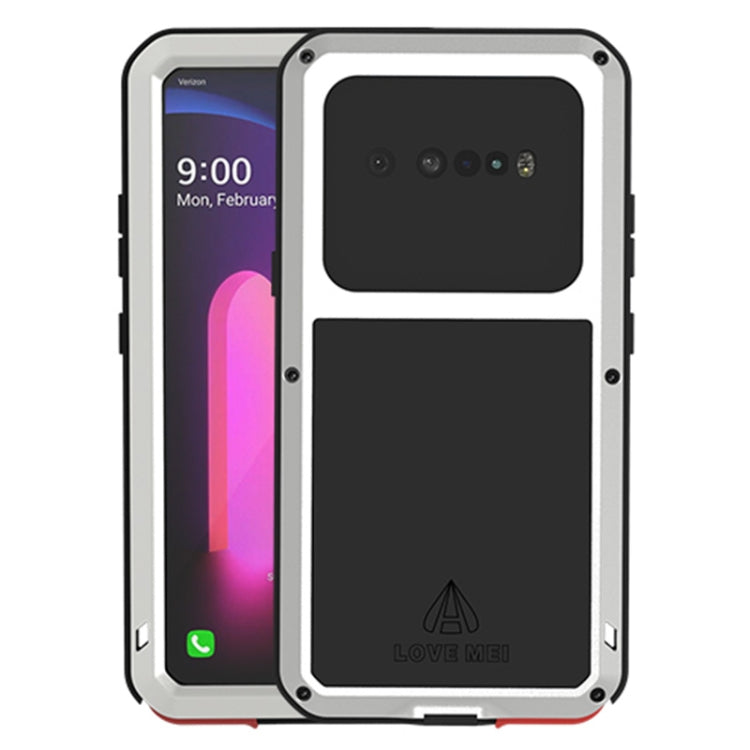 Custodia protettiva antipolvere impermeabile antiurto in metallo LOVE MEI con vetro, For Samsung Galaxy A41, For LG V60 ThinQ 5G