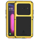 Custodia protettiva antipolvere impermeabile antiurto in metallo LOVE MEI con vetro, For Samsung Galaxy A41, For LG V60 ThinQ 5G