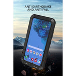 Custodia protettiva antipolvere impermeabile antiurto in metallo LOVE MEI senza vetro, For Samsung Galaxy S21 Ultra 5G