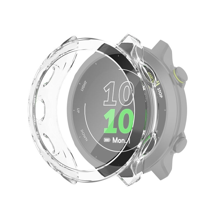 Custodia protettiva in TPU scavata a mezza copertura, For Garmin Forerunner 158 / 55