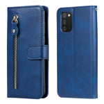 Custodia in pelle a vibrazione orizzontale con cerniera in vitello alla moda con supporto e slot per schede e funzione portafoglio, For vivo V21 5G / 4G, For vivo V21e 4G / Y73 2021, For Samsung Galaxy A03s