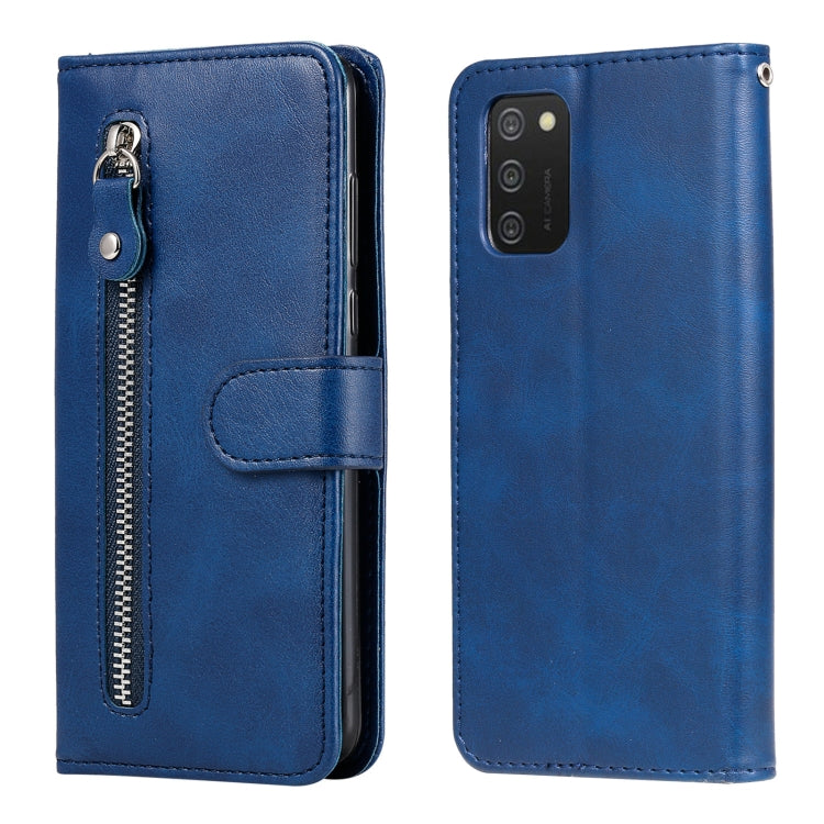 Custodia in pelle a vibrazione orizzontale con cerniera in vitello alla moda con supporto e slot per schede e funzione portafoglio, For vivo V21 5G / 4G, For vivo V21e 4G / Y73 2021, For Samsung Galaxy A03s