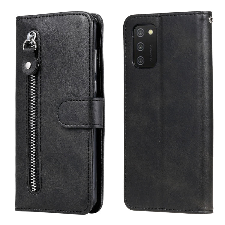 Custodia in pelle a vibrazione orizzontale con cerniera in vitello alla moda con supporto e slot per schede e funzione portafoglio, For vivo V21 5G / 4G, For vivo V21e 4G / Y73 2021, For Samsung Galaxy A03s
