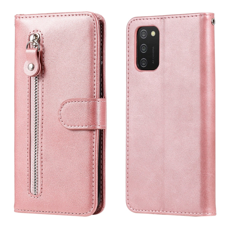 Custodia in pelle a vibrazione orizzontale con cerniera in vitello alla moda con supporto e slot per schede e funzione portafoglio, For vivo V21 5G / 4G, For vivo V21e 4G / Y73 2021, For Samsung Galaxy A03s