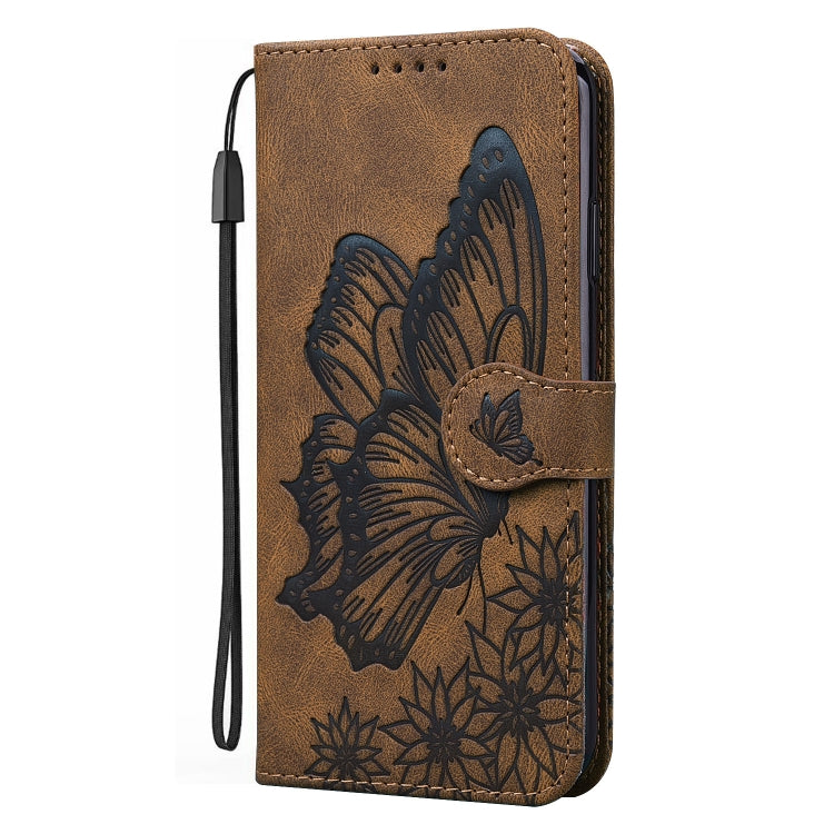 Custodia in pelle a vibrazione orizzontale con goffratura farfalle effetto pelle retrò con supporto, slot per carte e portafoglio, For Sony Xperia 10 III, For OnePlus Nord CE 5G, For OnePlus Nord N200