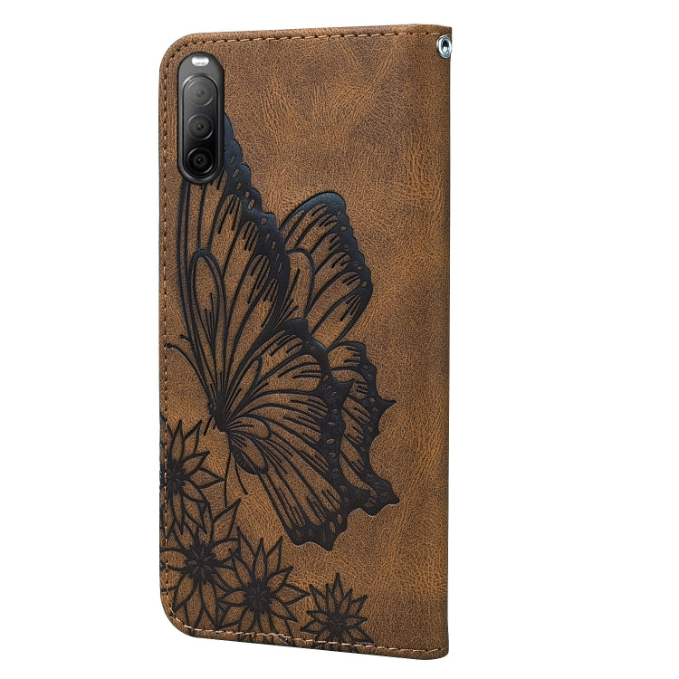 Custodia in pelle a vibrazione orizzontale con goffratura farfalle effetto pelle retrò con supporto, slot per carte e portafoglio, For Sony Xperia 10 III, For OnePlus Nord CE 5G, For OnePlus Nord N200