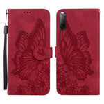 Custodia in pelle a vibrazione orizzontale con goffratura farfalle effetto pelle retrò con supporto, slot per carte e portafoglio, For Sony Xperia 10 III, For OnePlus Nord CE 5G, For OnePlus Nord N200