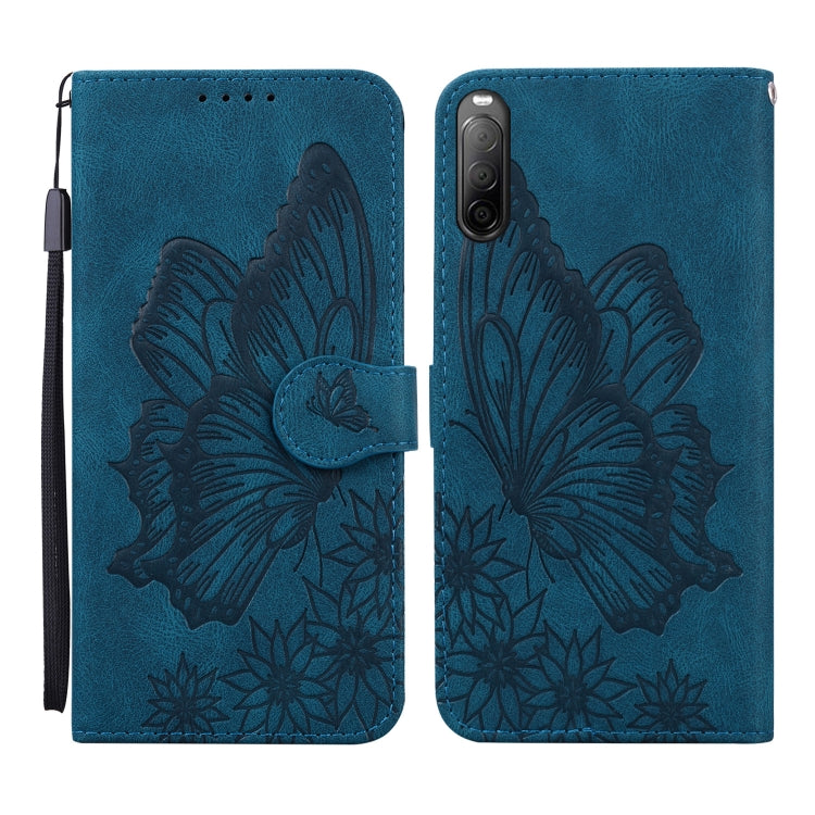 Custodia in pelle a vibrazione orizzontale con goffratura farfalle effetto pelle retrò con supporto, slot per carte e portafoglio, For Sony Xperia 10 III, For OnePlus Nord CE 5G, For OnePlus Nord N200