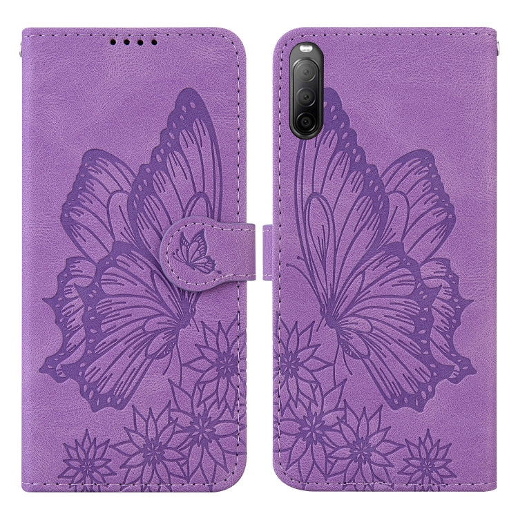 Custodia in pelle a vibrazione orizzontale con goffratura farfalle effetto pelle retrò con supporto, slot per carte e portafoglio, For Sony Xperia 10 III, For OnePlus Nord CE 5G, For OnePlus Nord N200