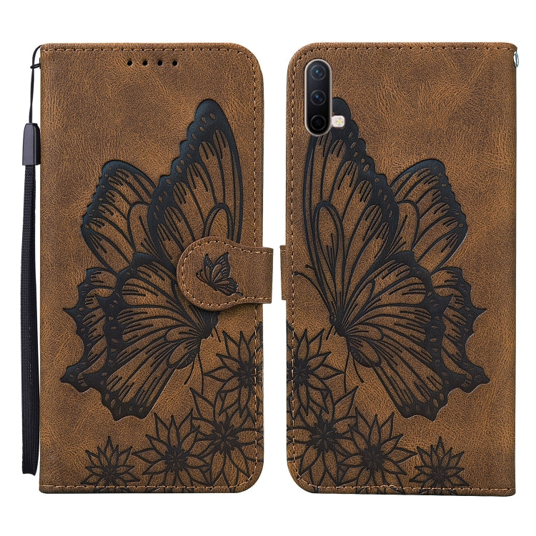Custodia in pelle a vibrazione orizzontale con goffratura farfalle effetto pelle retrò con supporto, slot per carte e portafoglio, For Sony Xperia 10 III, For OnePlus Nord CE 5G, For OnePlus Nord N200
