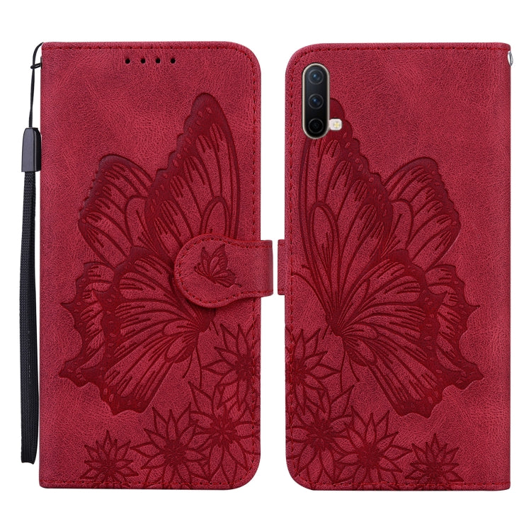 Custodia in pelle a vibrazione orizzontale con goffratura farfalle effetto pelle retrò con supporto, slot per carte e portafoglio, For Sony Xperia 10 III, For OnePlus Nord CE 5G, For OnePlus Nord N200