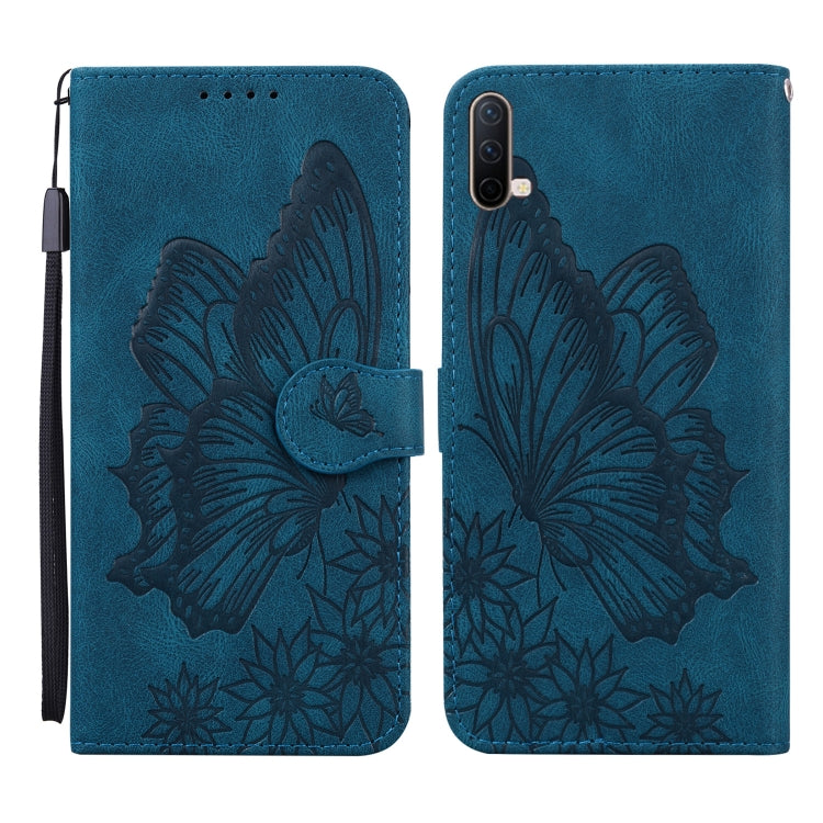 Custodia in pelle a vibrazione orizzontale con goffratura farfalle effetto pelle retrò con supporto, slot per carte e portafoglio, For Sony Xperia 10 III, For OnePlus Nord CE 5G, For OnePlus Nord N200