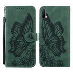 Custodia in pelle a vibrazione orizzontale con goffratura farfalle effetto pelle retrò con supporto, slot per carte e portafoglio, For Sony Xperia 10 III, For OnePlus Nord CE 5G, For OnePlus Nord N200