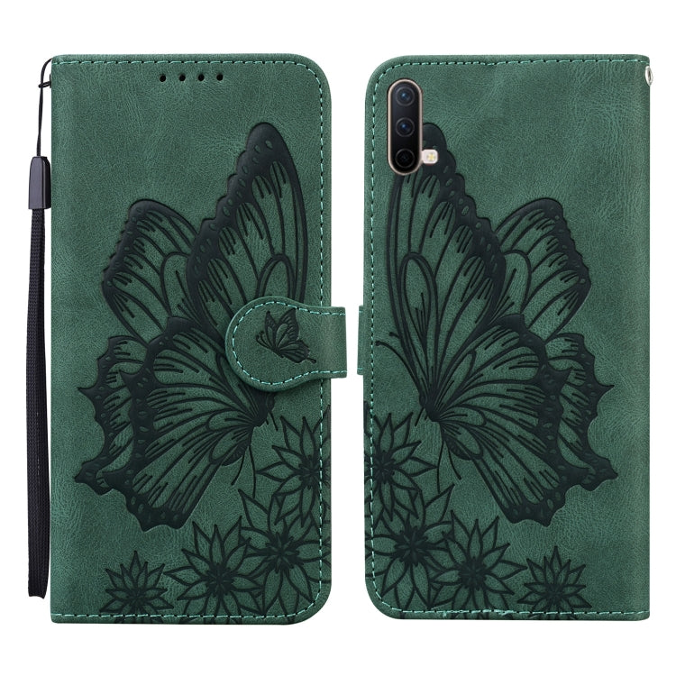 Custodia in pelle a vibrazione orizzontale con goffratura farfalle effetto pelle retrò con supporto, slot per carte e portafoglio, For Sony Xperia 10 III, For OnePlus Nord CE 5G, For OnePlus Nord N200
