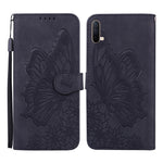Custodia in pelle a vibrazione orizzontale con goffratura farfalle effetto pelle retrò con supporto, slot per carte e portafoglio, For Sony Xperia 10 III, For OnePlus Nord CE 5G, For OnePlus Nord N200