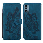Custodia in pelle a vibrazione orizzontale con goffratura farfalle effetto pelle retrò con supporto, slot per carte e portafoglio, For Sony Xperia 10 III, For OnePlus Nord CE 5G, For OnePlus Nord N200