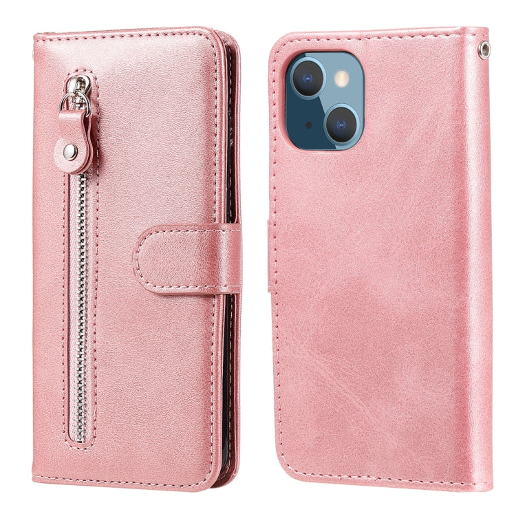 Custodia portafoglio in pelle con cerniera per iPhone 13 Pro Max