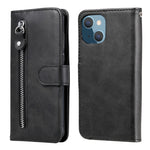 Custodia portafoglio in pelle con cerniera per iPhone 13 Pro Max