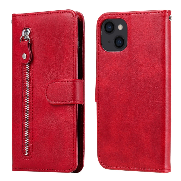 Custodia portafoglio in pelle con cerniera per iPhone 13 Pro Max
