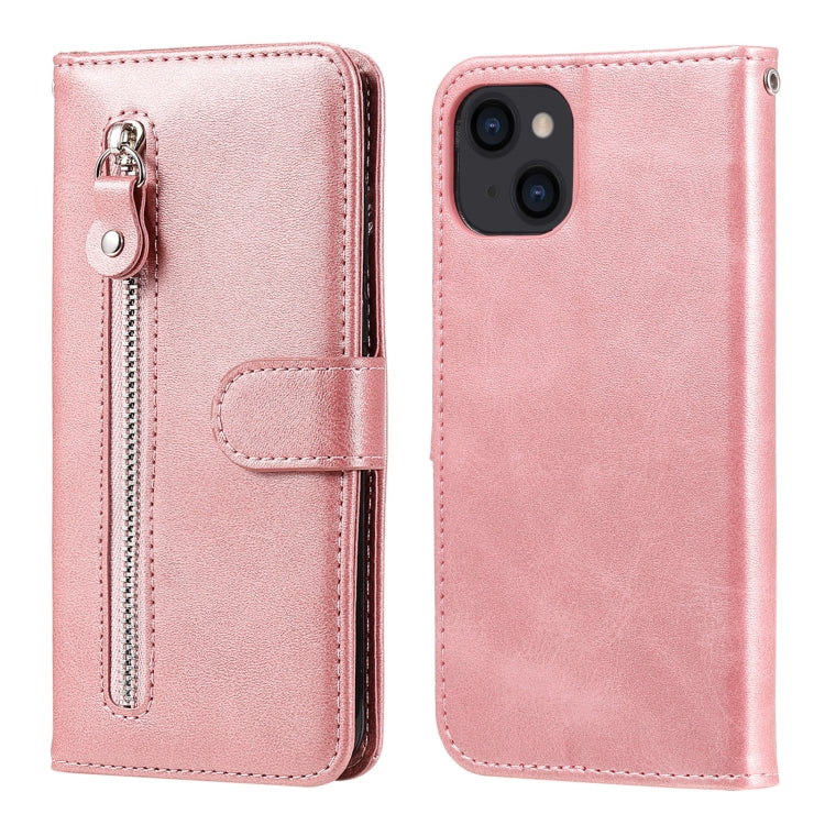 Custodia portafoglio in pelle con cerniera per iPhone 13 Pro Max