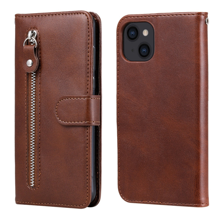 Custodia portafoglio in pelle con cerniera per iPhone 13 Pro Max