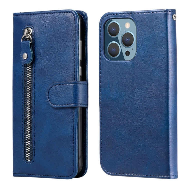 Custodia portafoglio in pelle con cerniera per iPhone 13 Pro Max