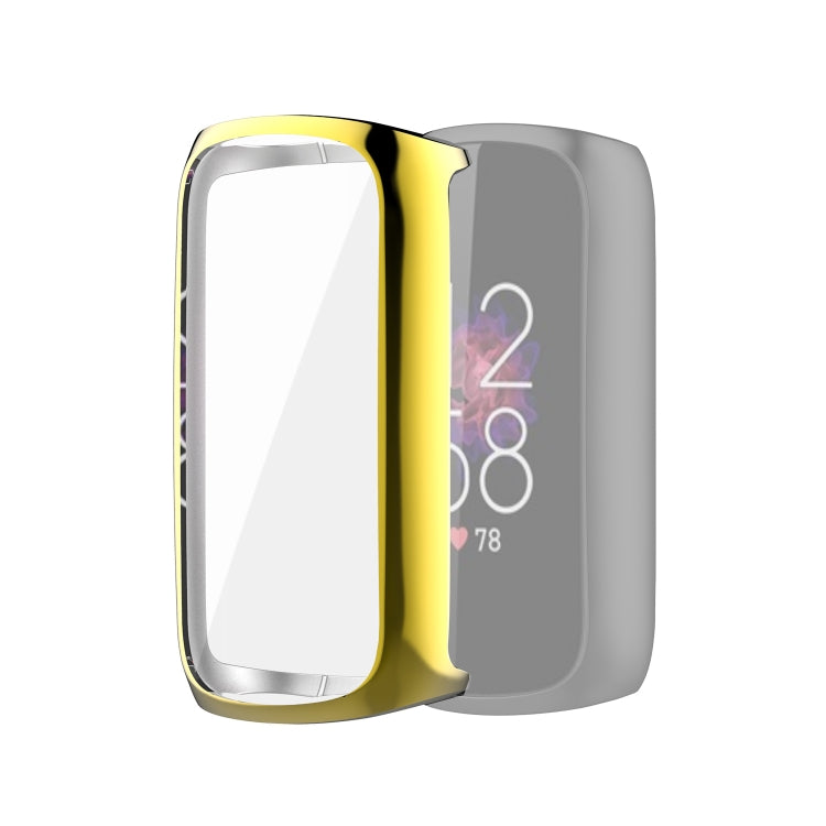Custodia protettiva galvanica in TPU a copertura totale, For Fitbit Luxe