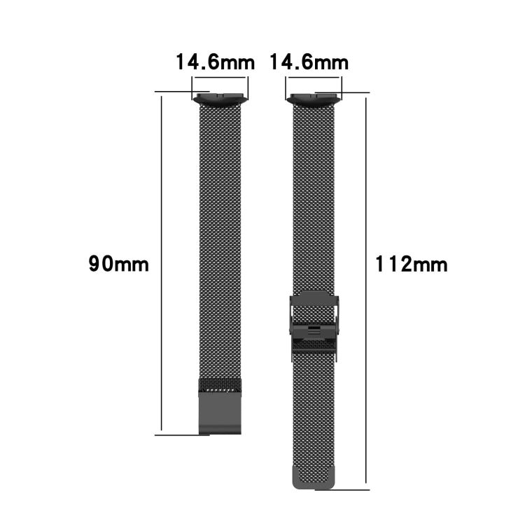 Cinturino di ricambio in metallo con cinturino a clip, For Fitbit Luxe